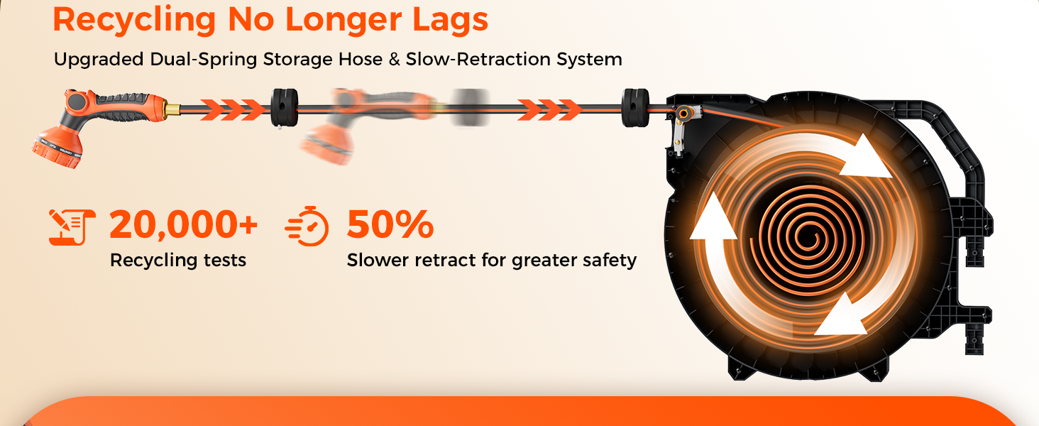 retractable hose reel