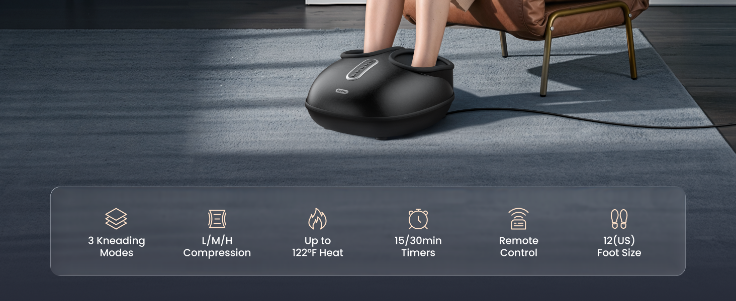 foot massager with heat