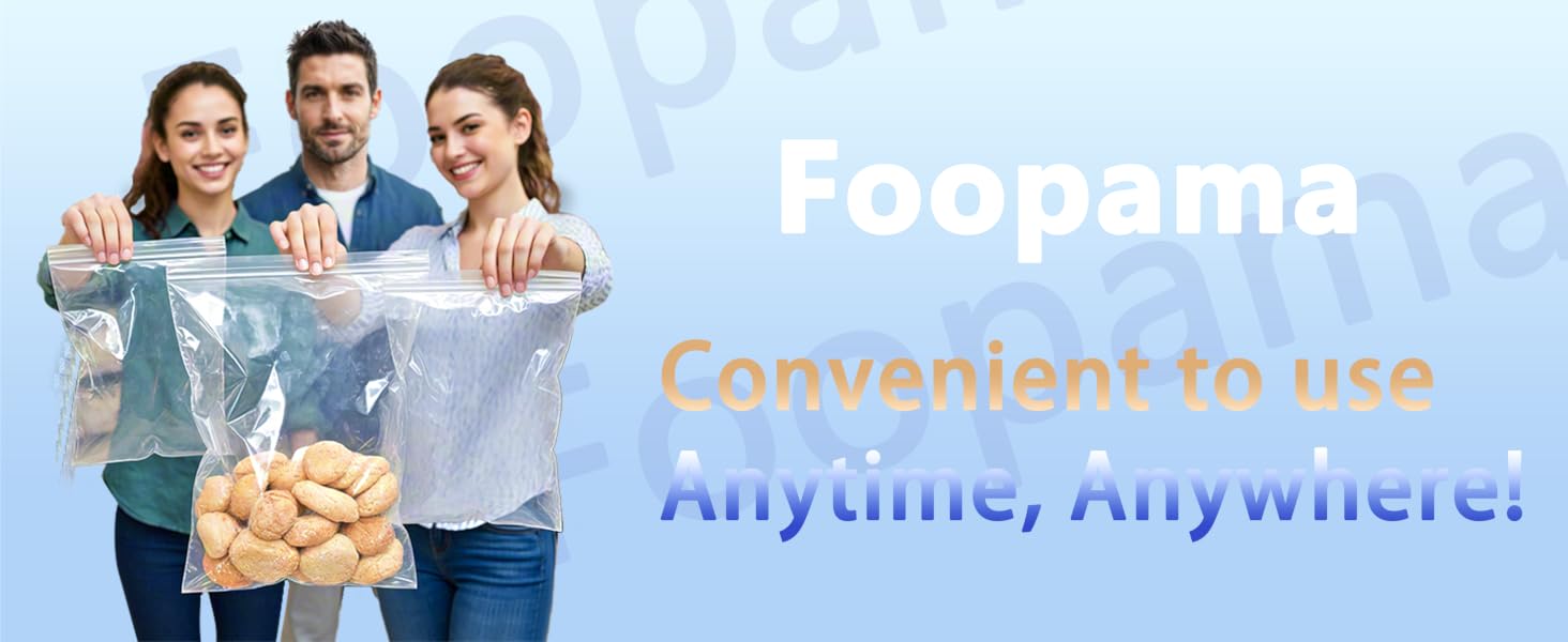 Foopama zipper bags