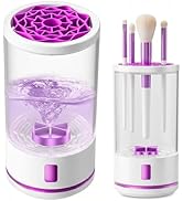 Electric Makeup Brush Cleaner Machine, Professional 7000 RPM Automatic Spinner with 1200mAh Recha...