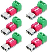 6 Pcs USB-C PD Trigger Board PD3.0/2.0 BC1.2 Fast Charging Protocols Adjustable Voltage 5V/9V/12V...