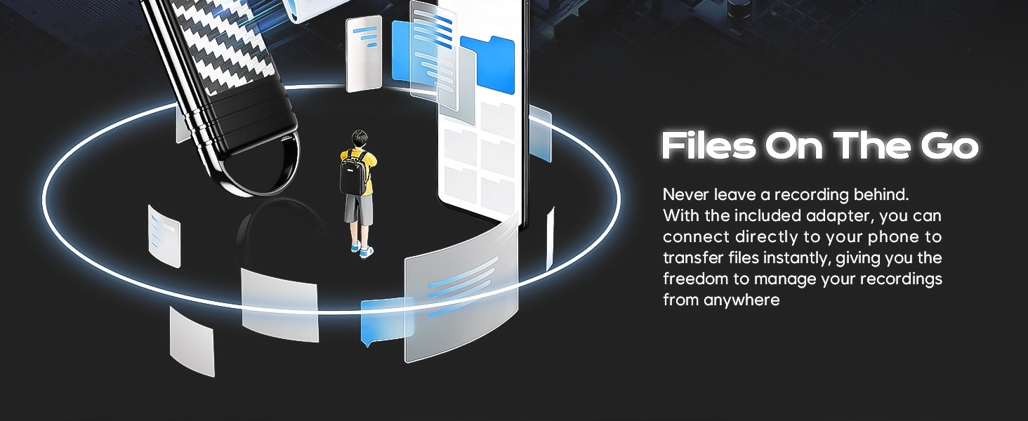 Voice Recorder has a built-in 72GB