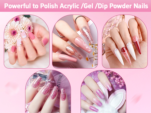 electric nail drill bits electric nail file kit UV nail lamp light nail tools for nail art kit 