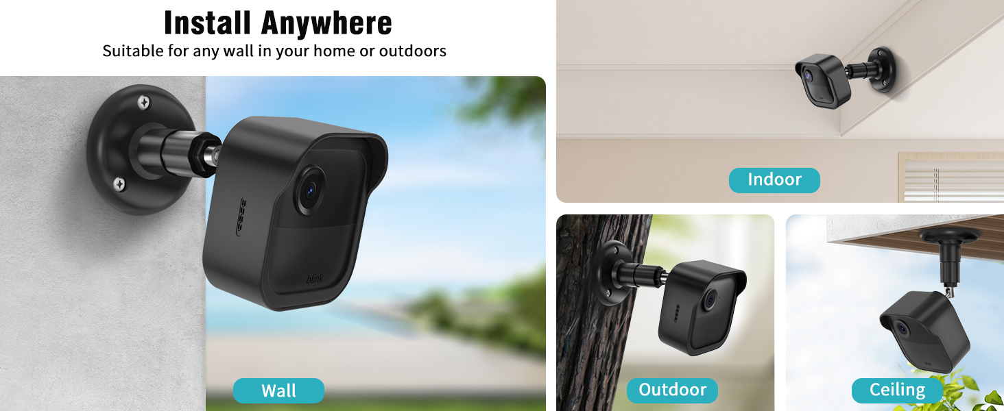 blink camera mounts for outside