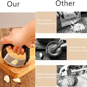 Stainless Steel Garlic Press