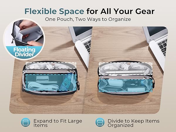 Travel Cable Organizer Pouch Electronic Accessories