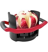 OOKUU Apple Slicer Corer, [Large Size] 8-Blade Heavy Duty Apple Cutter with Base, [Upgraded] Cut ...