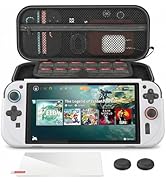 Switch 2 Carrying Case Bundle - 4-in-1 Accessories Kit with Hard Shell Travel Case, Grip Cover, 2...