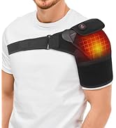 Telepepe Cordless Shoulder Heating Pad, Heated Shoulder Brace for Rotator Cuff Frozen, 3 Heat Lev...