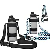 HEYSKAY 2pcs Water Bottle Holder with Strap, Handle Strap Sling with Adjustable Shoulder Strap &amp; ...