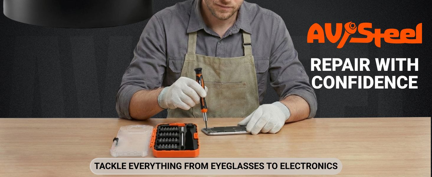 mini screwdriver set with case