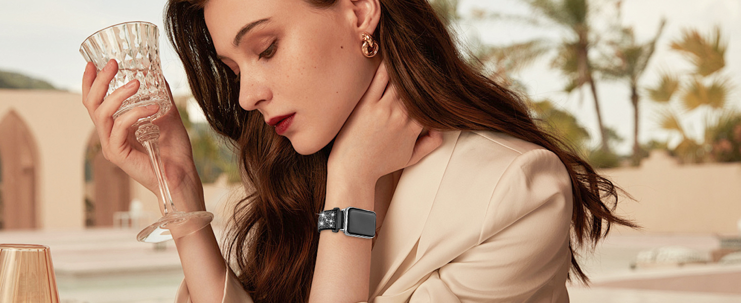 22mm elastic watch band