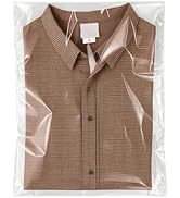 HUOJI 100 Count 10x14 self sealing Cellophane Bags, Resealable Clear Poly Bags for Clothes, Shirt...