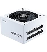 Segotep 850W White ATX 3.0 Gaming Power Supply PCIe 5.0 Full Modular 80 Plus Gold PSU, 12VHPWR Ca...