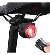 G Keni Smart Anti-Theft Bike Alarm, Bike Tail Light Rechargeable, Warning Electric Horn, Bike Fin...