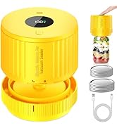 LOVE MOMENT Electric Mason Jar Vacuum Sealer Kit for Wide Mouth and Regular Mouth Mason Jar - Yellow