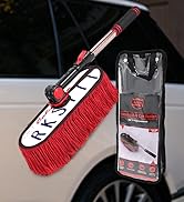 RIDE KINGS Auto Duster Extendable Handle, Car Exterior Scratch Free, Car Brush Kit for Truck SUV ...