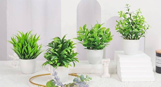 small fake plants farmhouse decor kitchen decor bedroom decor mini plants artificial potted plants