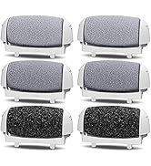 PRITECH Callus Removers 6 Pack Replacement Rollers Heads for Electric Feet File Pedicure Tools, 2...