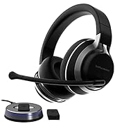 Turtle Beach Stealth Pro Multiplatform Wireless Noise-Cancelling Gaming Headset for PS5, PS4, PC,...