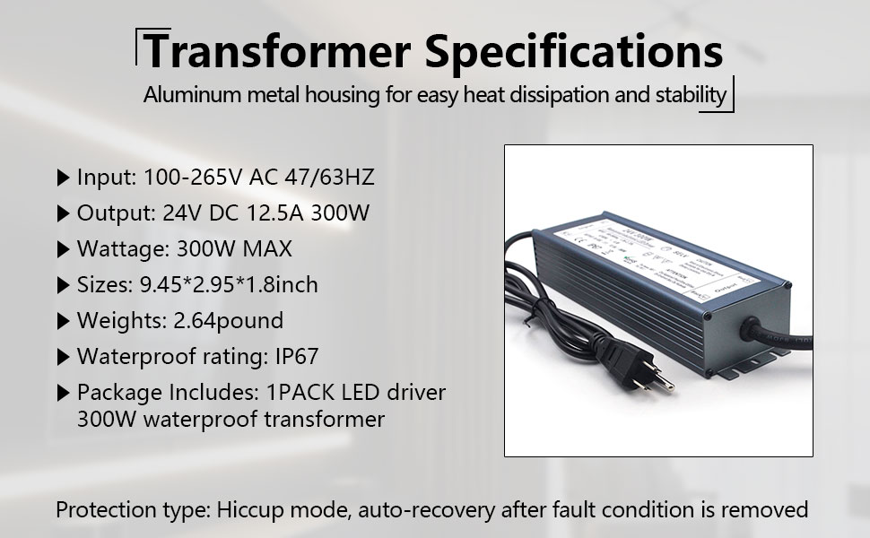 Waterproof IP67 Power Supply