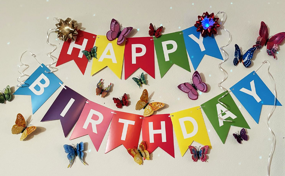 Happy birthday banner