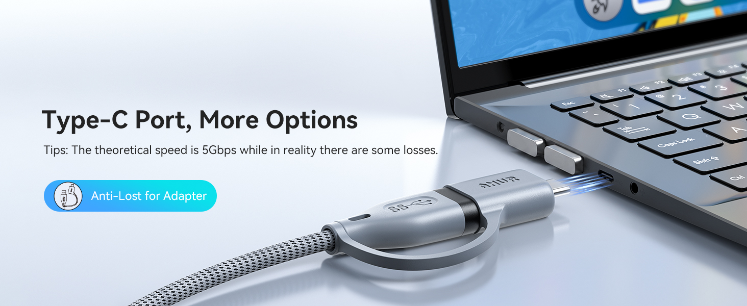Type-C Port, More Options