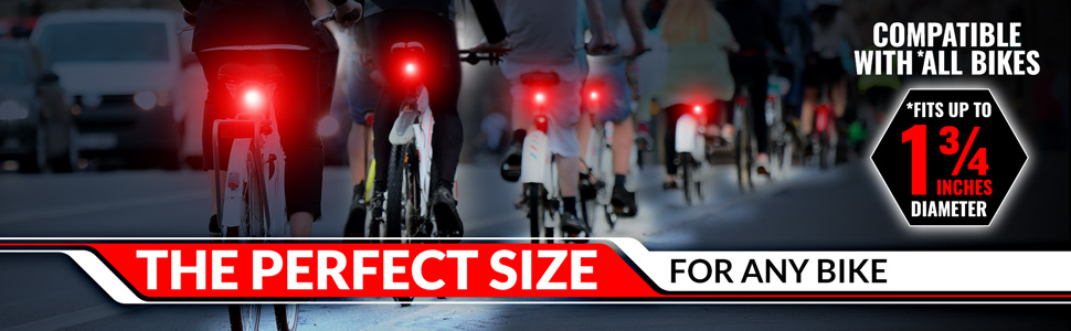 fits any size bike small medium large for any biker adjustable straps