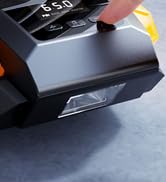 Motorenbau Portable Tire Inflator Air Compressor 150PSI 12V DC Auto Tire Pump,with LED Light Car ...