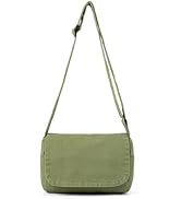 small crossbody bag for women cute canvas purse mini messenger bag