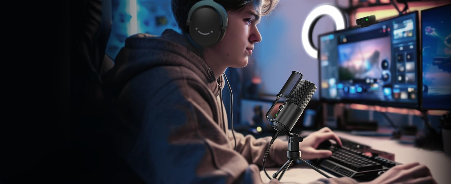 computer pc usb mic for gaming streaming