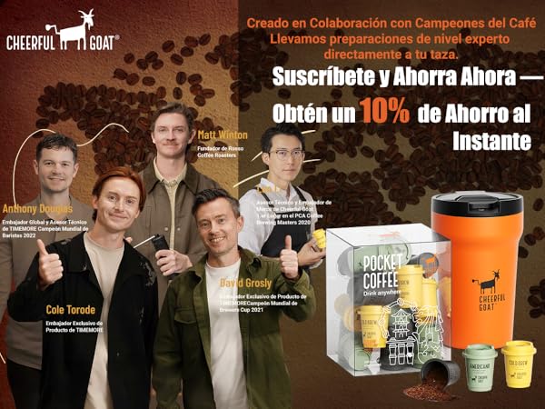 Co-Created with coffee championsBringing Expert-Level Brews to Your Cup