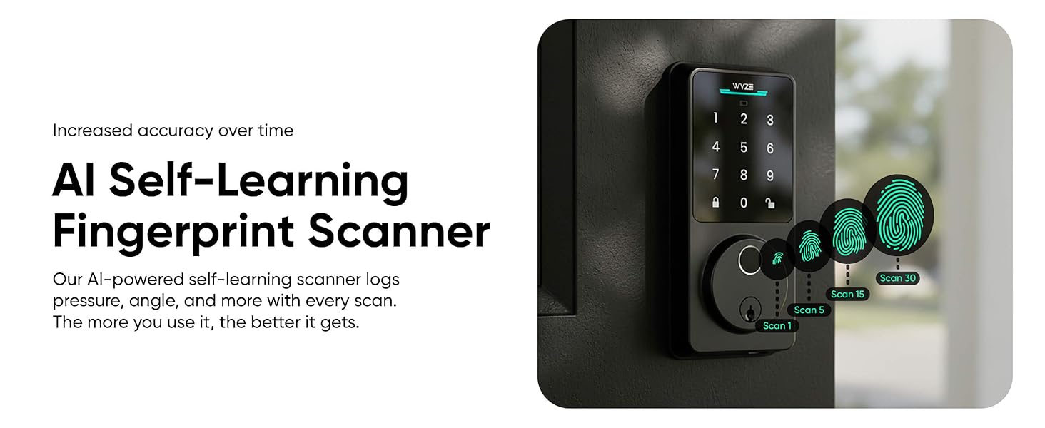 Wyze Lock Bolt v2 AI Learning