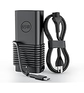 65W Slim USB Type C Laptop Charger Compatible with Dell Computer, Inspiron 14 7425 16 7620 Latitu...