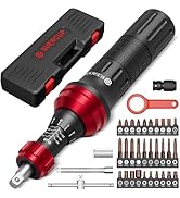 SUERCUP 1/4" 10-70In.lb Torque Screwdriver 36 PCS Set with T-bar, Hex, Torx, and Phillips S2 Bits...