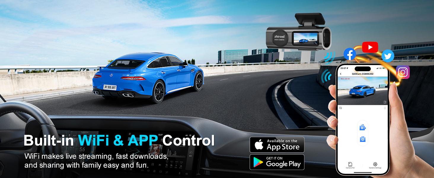 WiFi dash cam