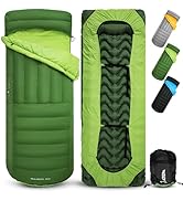ATEPA Down Sleeping Bag, Recycled 650FP 4 Season Summer &amp; Winter Compact Rectangle Lightweight Wa...