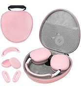 Hard Case for AirPods Max Supports Sleep Mode, Travel Carrying Headphone Case with AirPods Max Si...