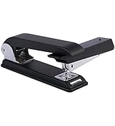 Eagle Swing-Arm Swivel Stapler, 12 Sheet Capacity, Specialized for Booklet Stapling, Black