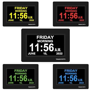 Day date clock