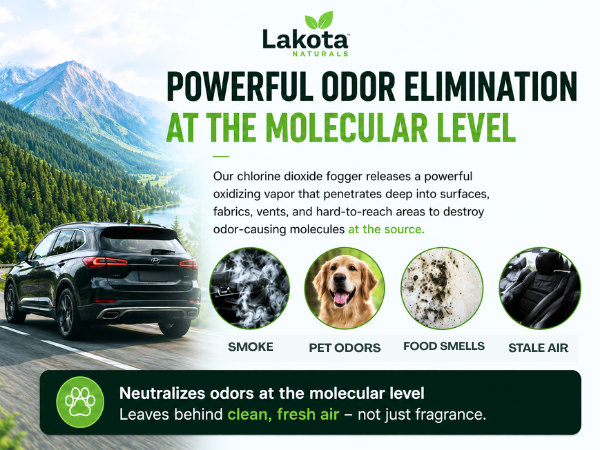 Powerful odor elimination