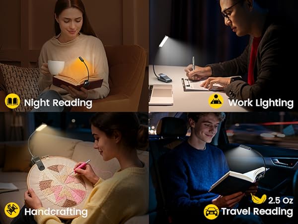reading lights for books at night