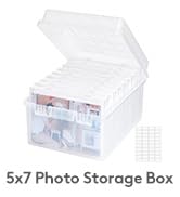 5x7 Photo Storage Box