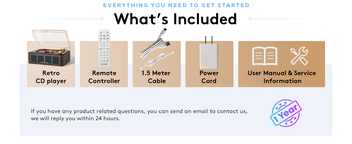 Items included in the box