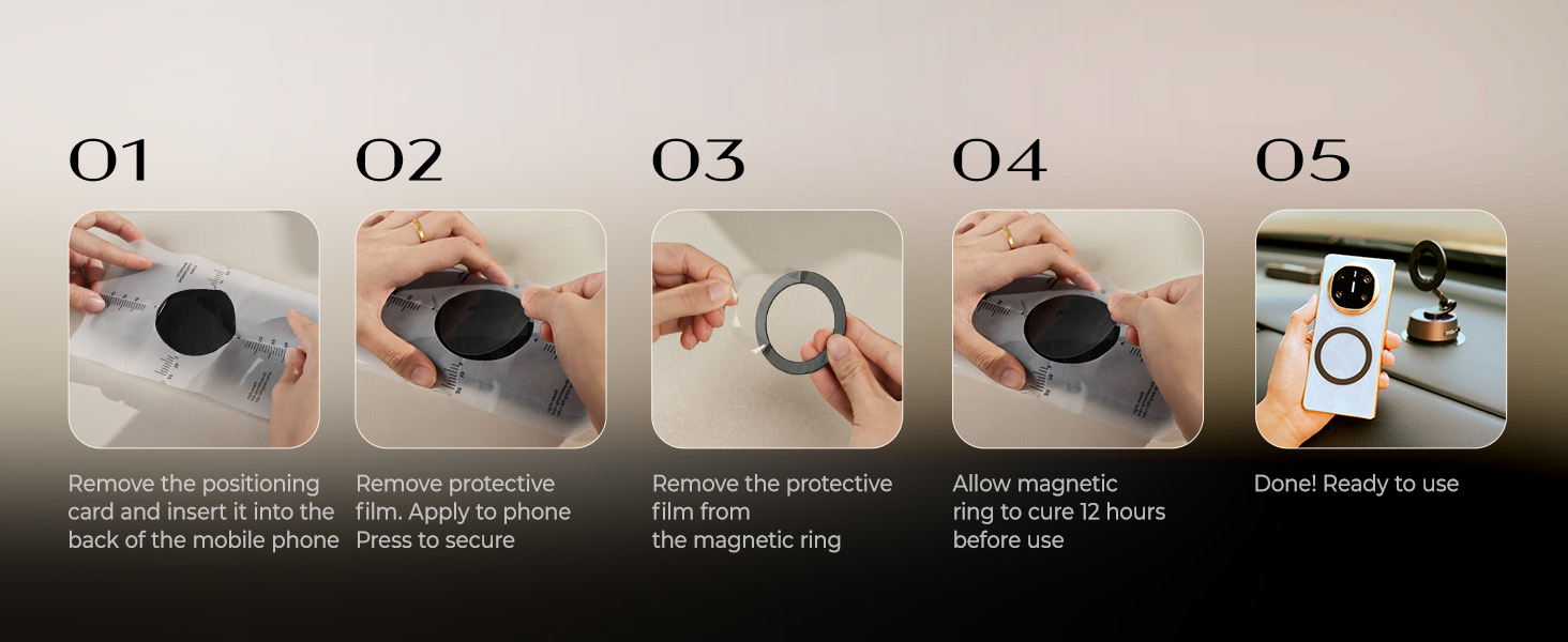 vacuum magnetic phone holder