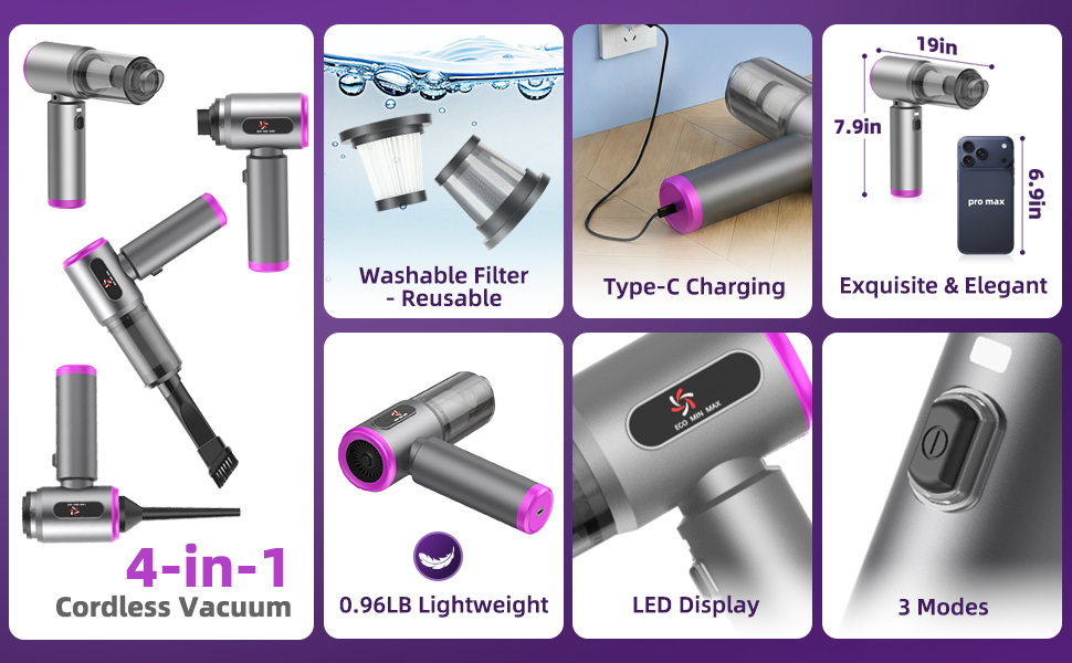 4-in-1 Cordless Vacuum