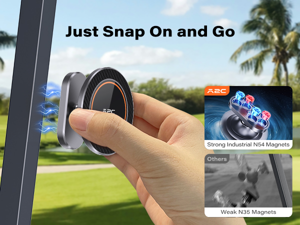 Magnetic Golf Cart Phone Holder