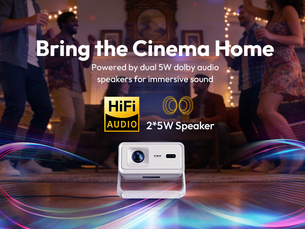 Android 14.0 Smart System: Light Up Your Private Cinema Gimbal A1 projector