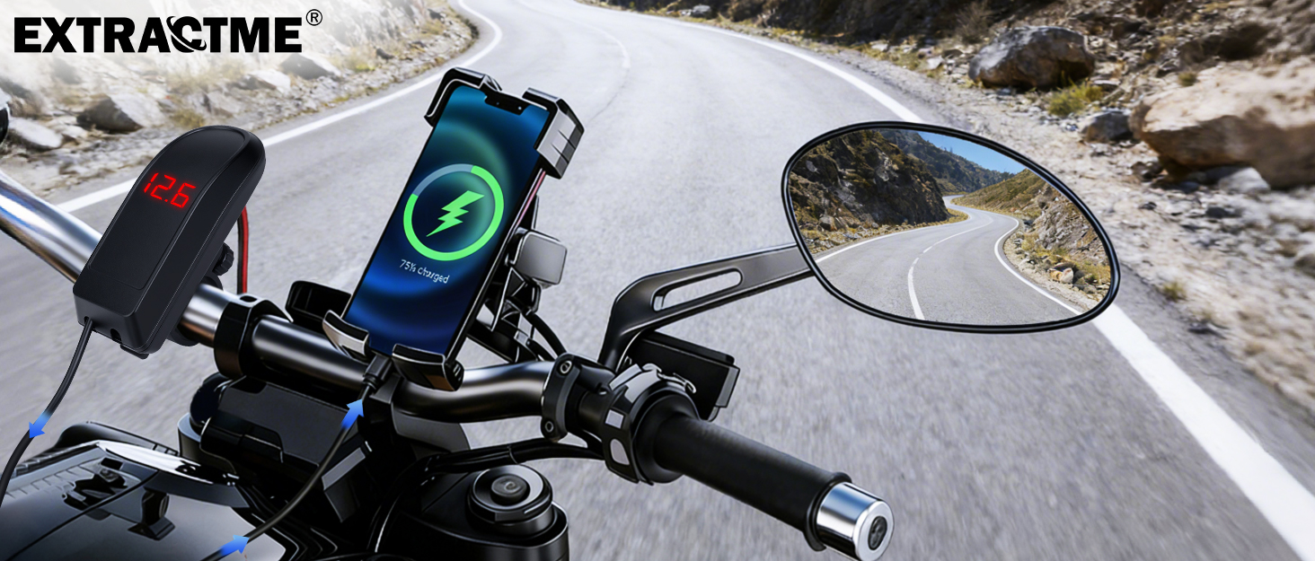 motorcycle phone charger