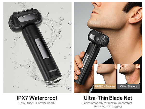 PRITECH Electric Razor Men Shaving Face